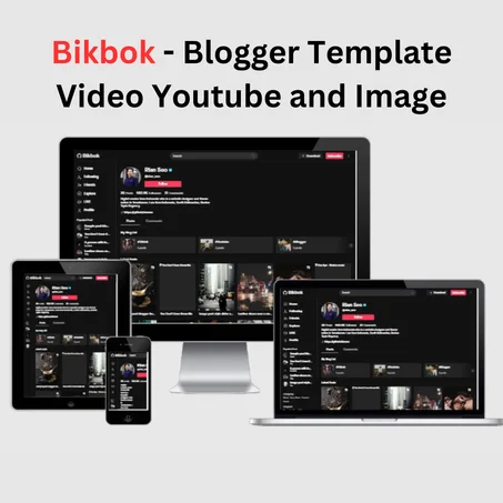 Bikbok: Dynamic Video & Image Blogger Template