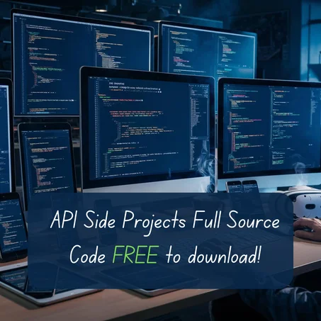 API Side Projects Full Source Code FREE to download!
