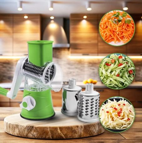 قطاعة الخضار الدوارة اليدوية