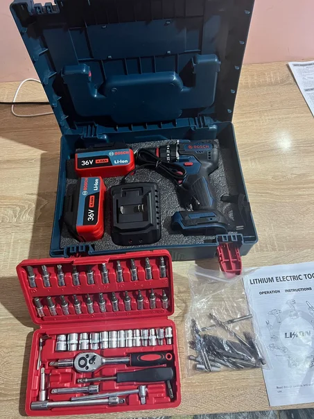 🛠️ فيسوز احترافي لاسلكي 36V ببطاريتين