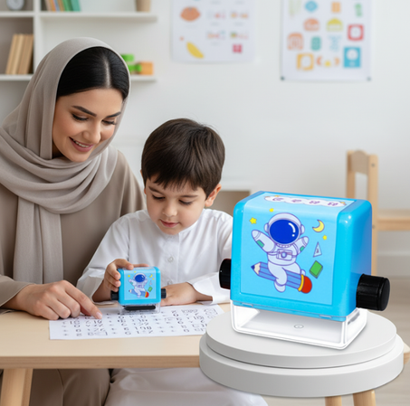 طابع تدريبي رقمي لممارسة العمليات الحسابية