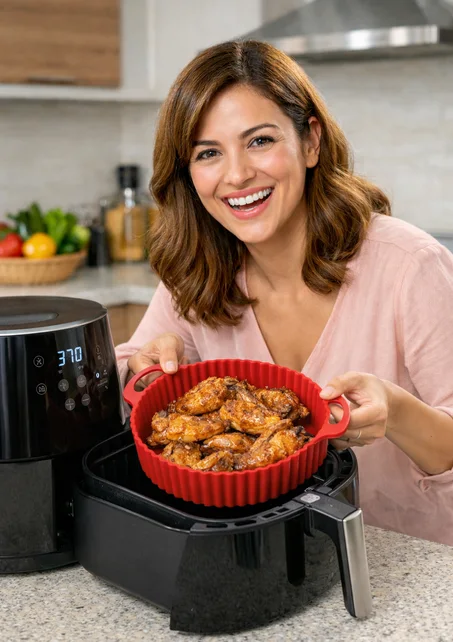 صينية سيليكون للقلاية الهوائية