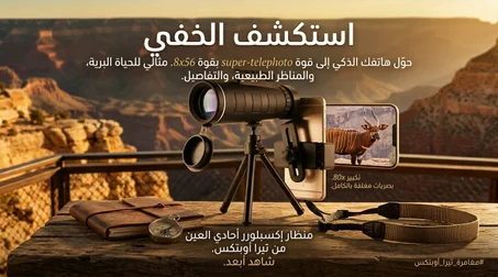 تلسكوب احترافي للهاتف