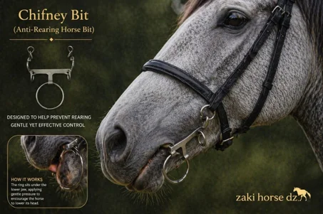 Chifney Bit (Anti-Rearing Horse Bit) 🐎 مور شيفني – تحكم احترافي ومنع رفع الحصان