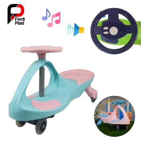 السيارة السحرية بتصميم مميز ومقود يقوم بإصدار موسيقى