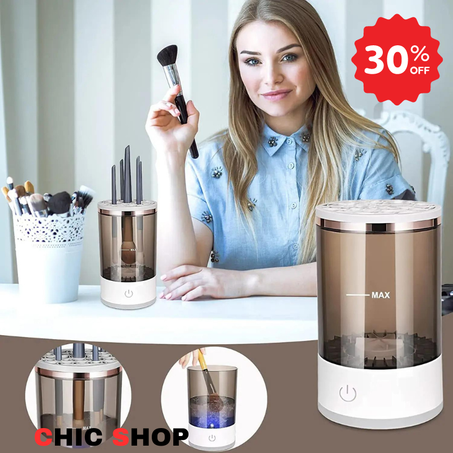 جهاز تنظيف فرش المكياج الكهربائية