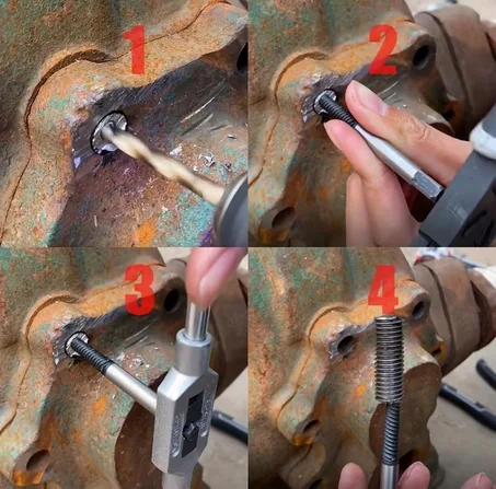 6 مجموعة قطع احترافية لإزالة البراغي المكسورة والمتضررة