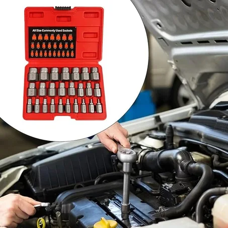 مجموعة إستخراج البراغي المكسورة 25 قطعة