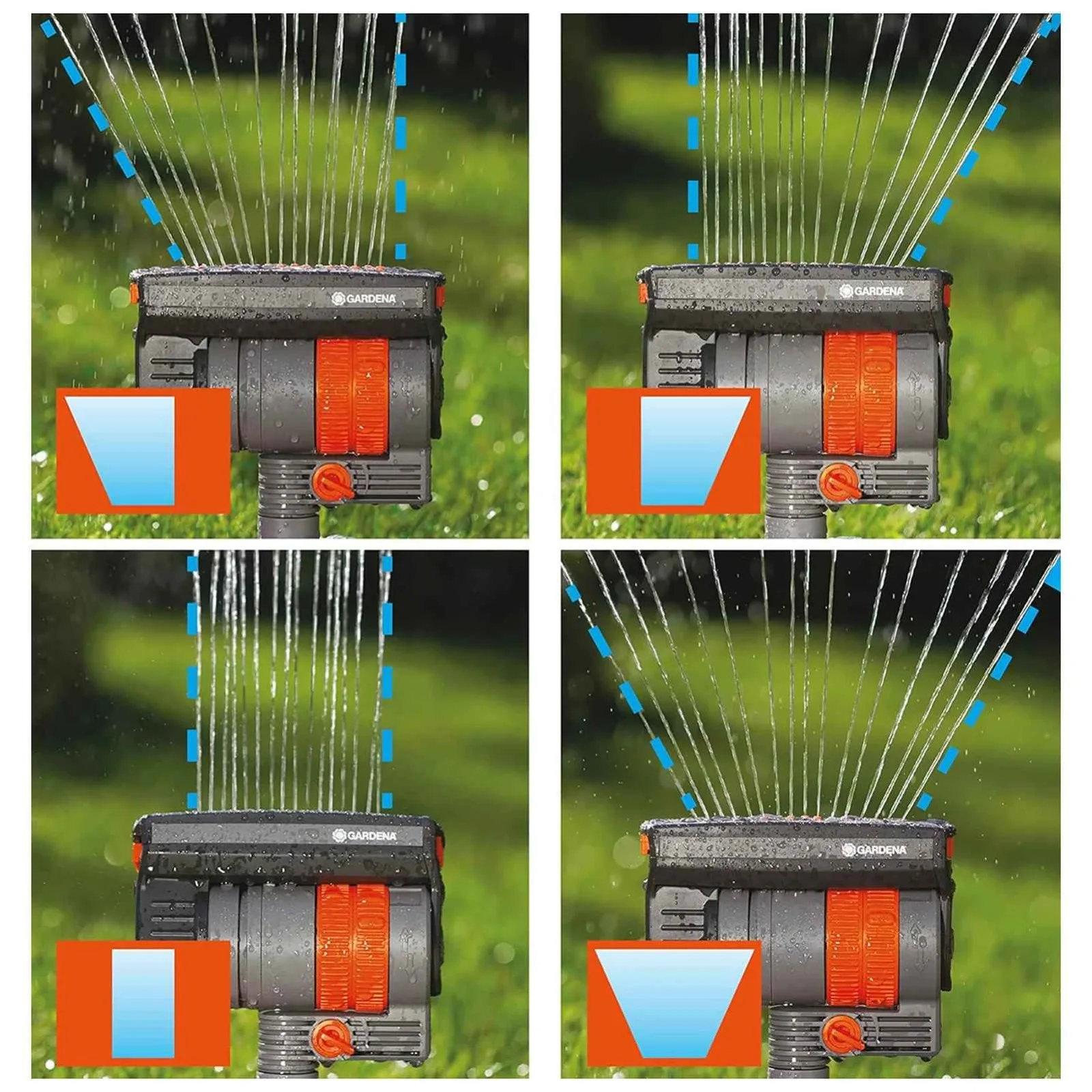 Arroseur de jardin multifonction – 4 modes de pulvérisation