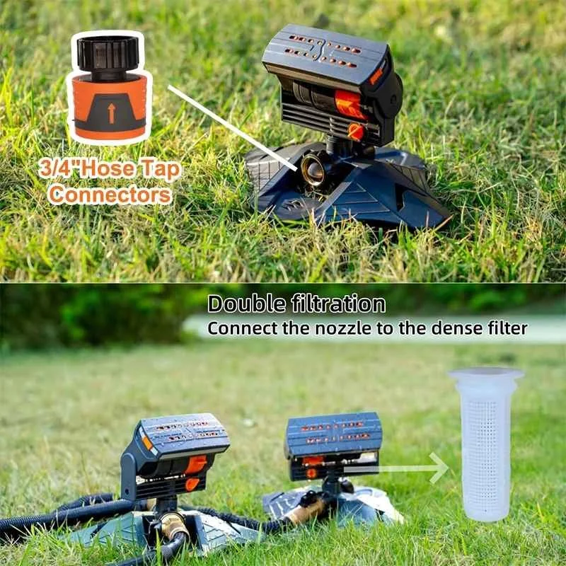 Arroseur de jardin multifonction – 4 modes de pulvérisation