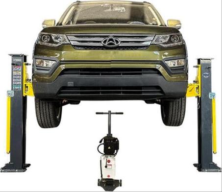 PMRL-200 8000 Lbs Test Portable Two-Post Garage Lift 2 Post Lift Car Lift Auto Lift - Katool