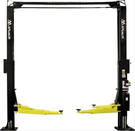 ALI Certified APlusLift Falcon TR-10CX 166" Tall 10000LB 2-Post Overhead Direct Drive Single Point Release Car Lift/Industry Leading 3 Year Warranty - Apluslift