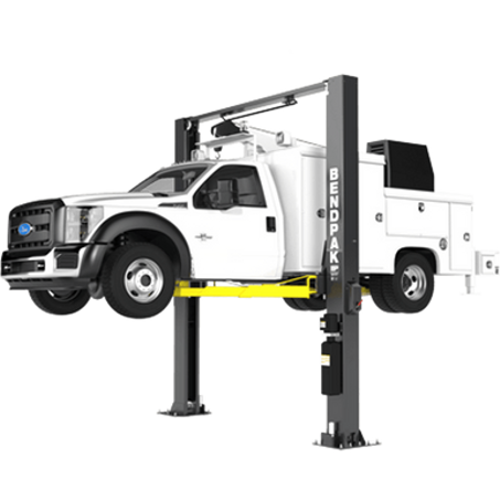 XPR-12CL-LTA (5175258) 12,000-lb. Capacity / Two-Post Lift / Clearfloor / 72" Long-Reach Telescoping Arms - BendPak