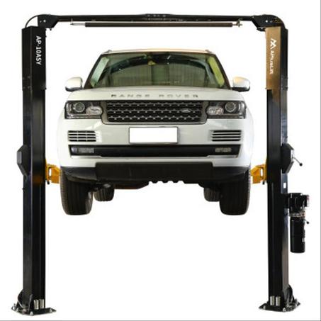 APlusLift 10,000LB 2-Post Overhead Symmetrical and Truly Asymmetrical Single Release Car Lift with 3 Year Warranty - HW-10ASY - Apluslift