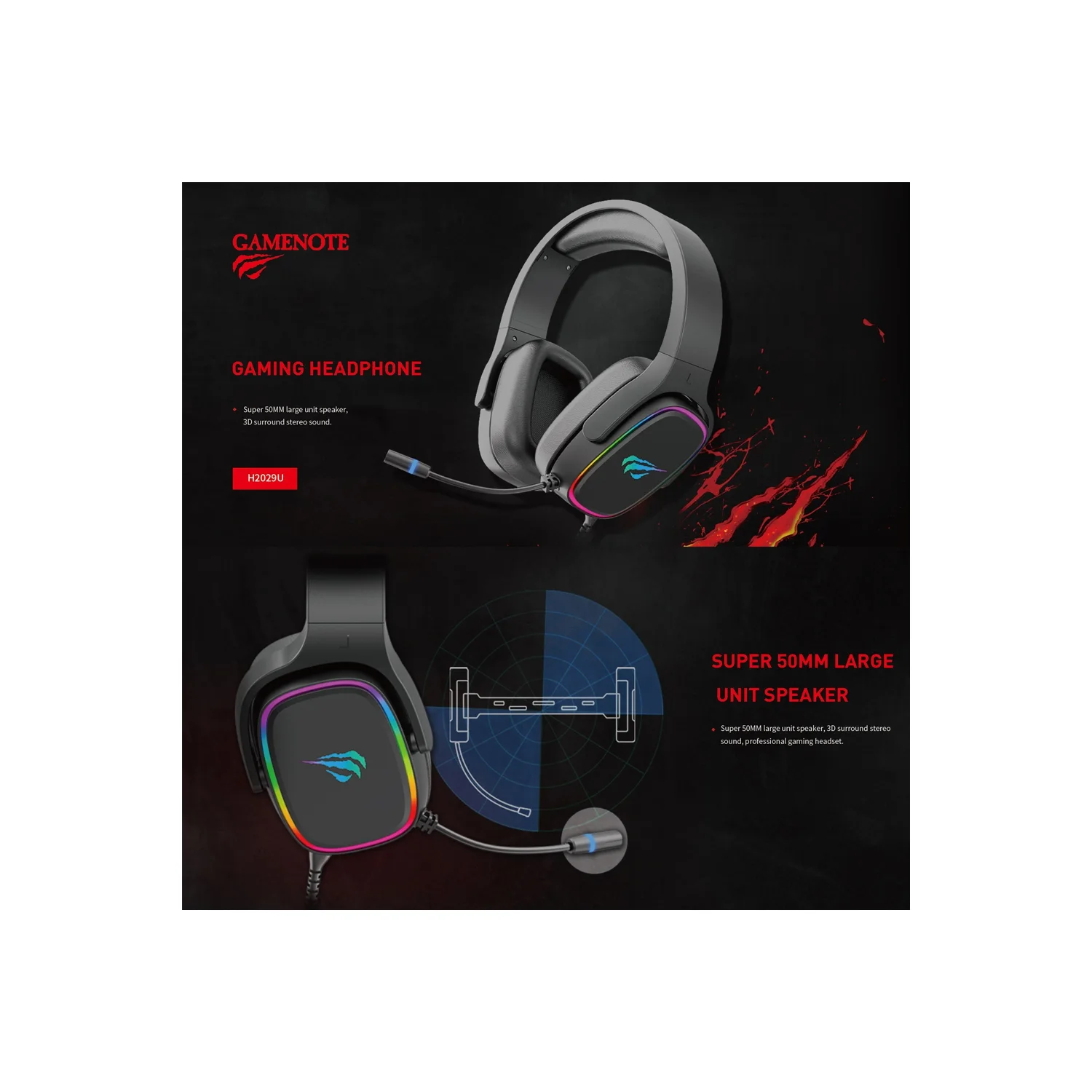 HAVIT HV-H2029U HEADPHONE