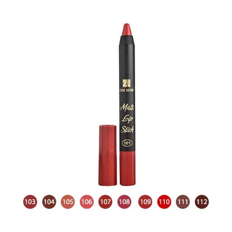 Rose berry قلم أحمر شفاه ثابت مطفي