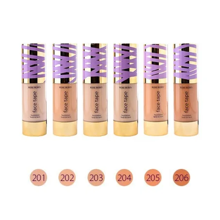 Rose berry كريم أساس فيس تيب بتغطية كاملة 30 مل