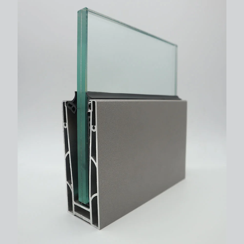 Profil en aluminium pour garde-corps