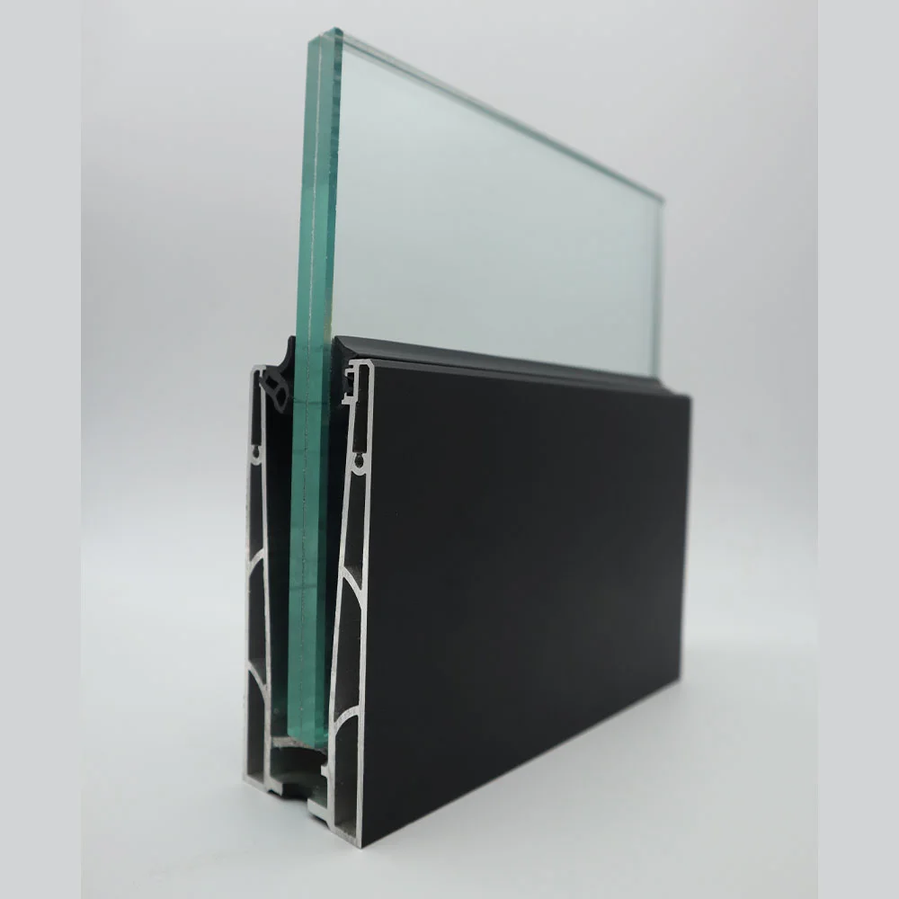 Profil en aluminium pour garde-corps