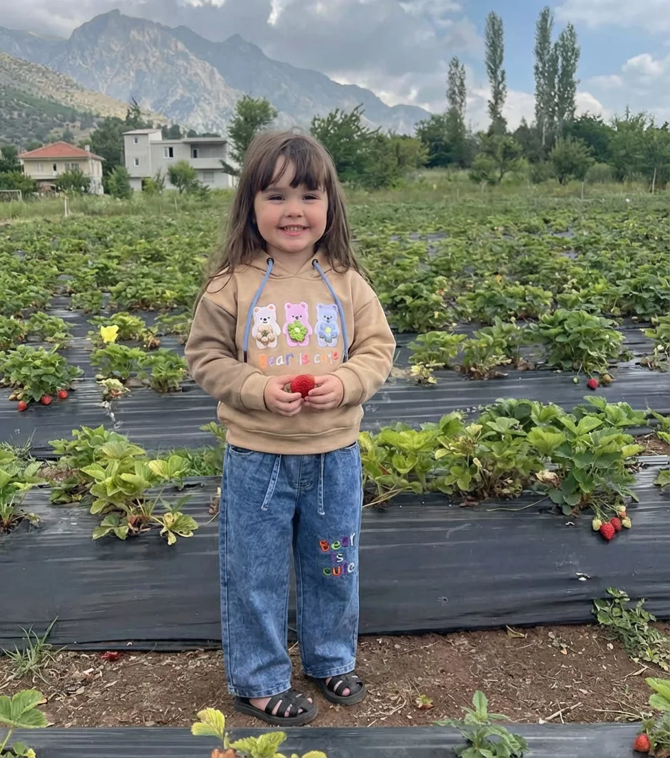 طقم  بناتي كيوت بطبعة الدب