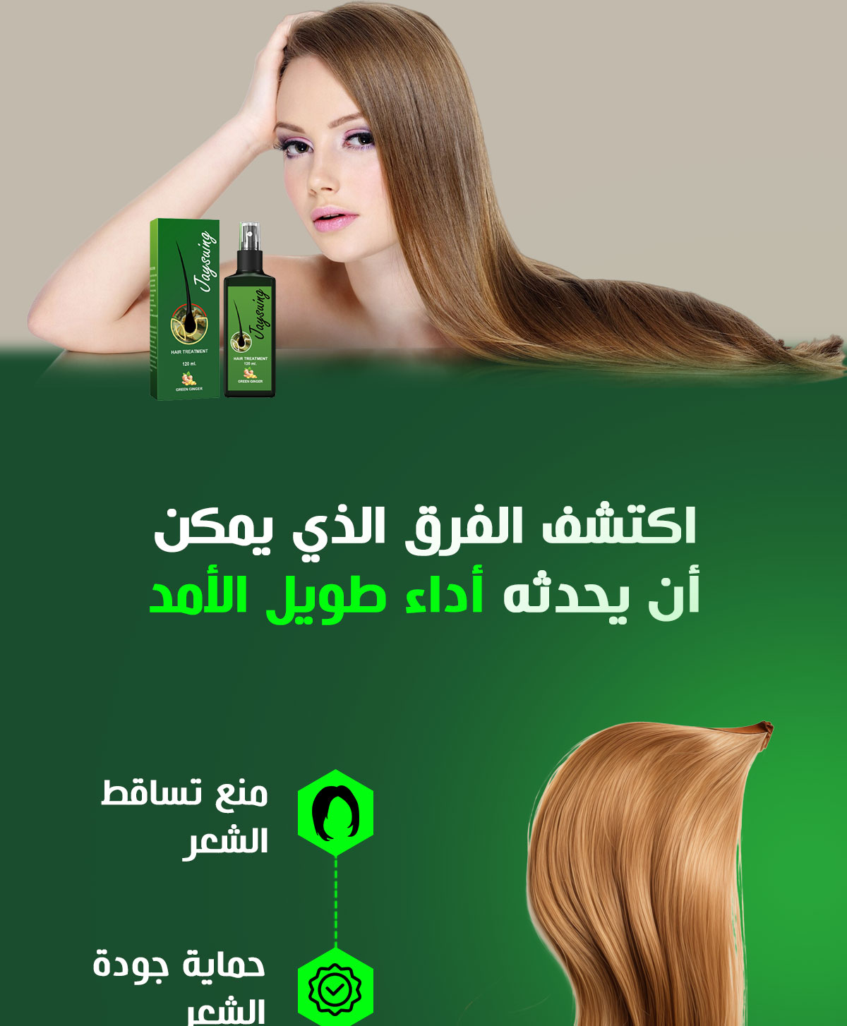 Ginger Hair Growth Nourishing Spray