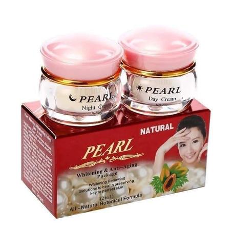 Crème Visage Naturelle PEARL, 2 en 1 (Jour et Nuit)