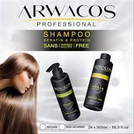 SHAMPOING ARWACOS KERATIN & PROTEIN SANS PARABEN & SULFATE