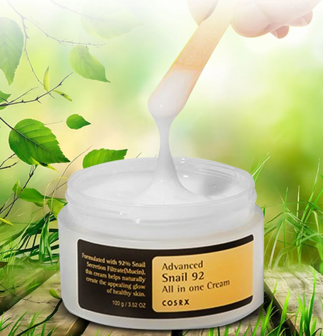 كريم العناية بالوجه بمستخلص الحلزون الطبيعي