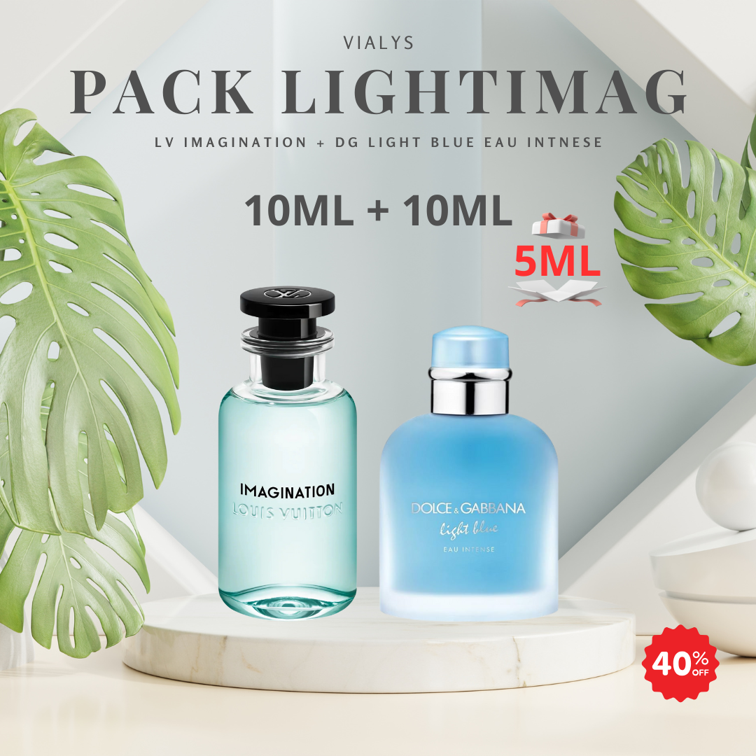 Pack LV Imagination + DG light Blue Eua Intnese