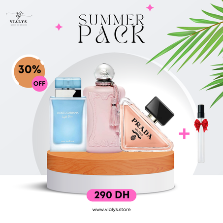 Summer pack femme ( Prada paradox + Delina + light blue intense )