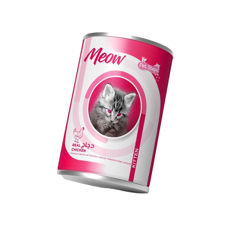 ميو طعام رطب للقطط الصغيرة بنكهة الدجاج 400 جرام
