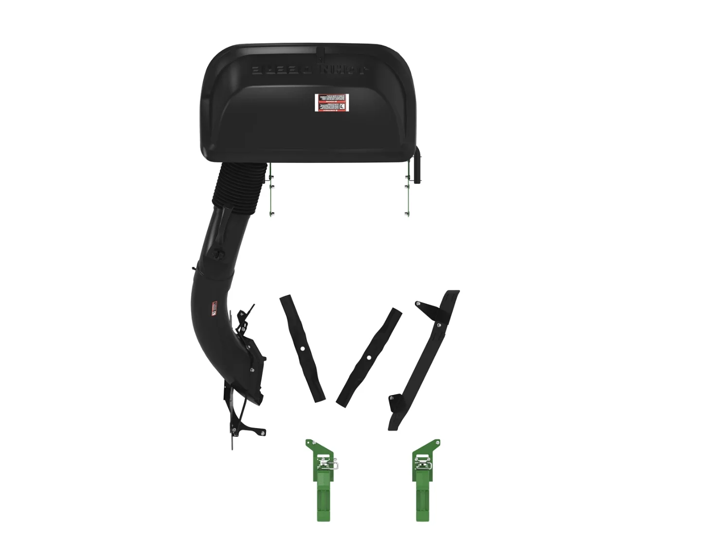 John Deere BG20755 Material Collection System – 2 Bag, 6.5 Bushel for 42A Mower Deck
