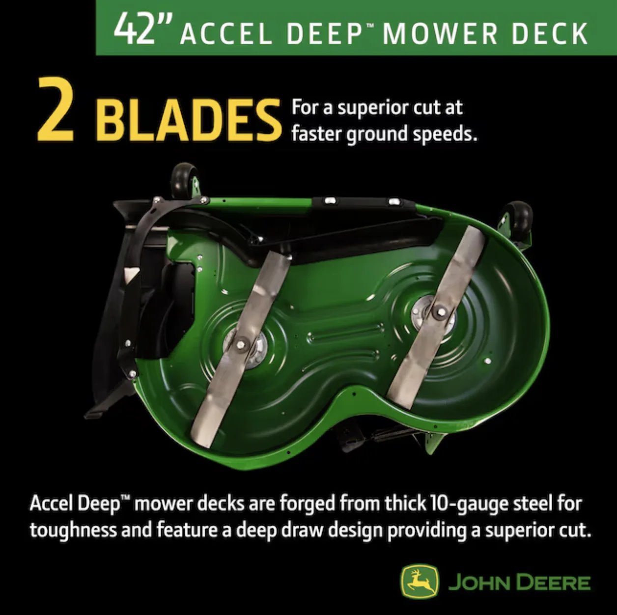 John Deere Z320R ZTrak 42-in 21.5 -HP V-twin Gas Zero-turn Riding Lawn Mower