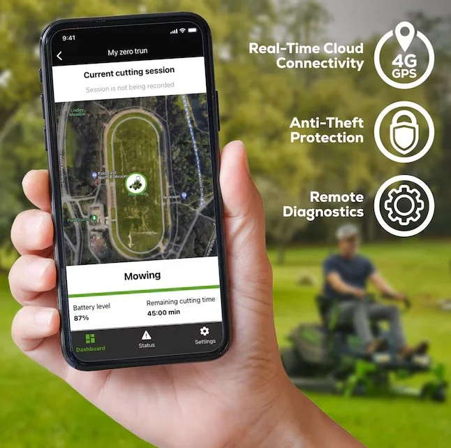 Greenworks Pro Crossover Zero Turn 42-in 24 -HP Brushless motor Battery Zero-turn Riding Lawn Mower (CARB)