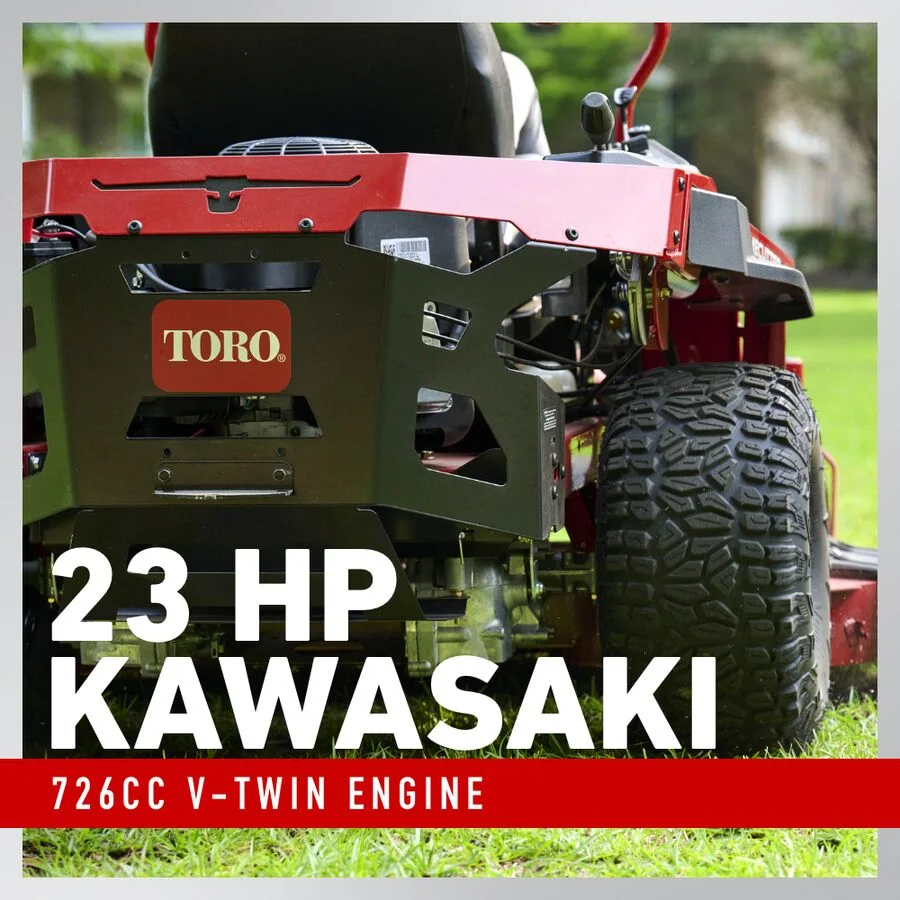 Toro TITAN® 48-Inch Zero-Turn Riding Lawn Mower – 23 HP Kawasaki Engine