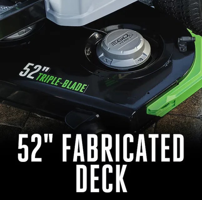 EGO POWER+ Z6 52-in 56-volt Lithium ion Electric Zero-turn riding lawn mower with ( 6 ) 12 Ah Batteries ( Charger Included )