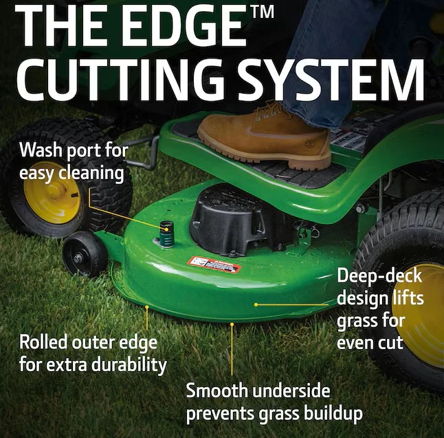 John Deere S180 54-in 24 -HP V-twin Gas Riding lawn mower