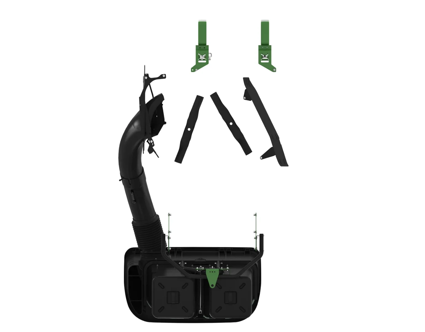 John Deere BG20755 Material Collection System – 2 Bag, 6.5 Bushel for 42A Mower Deck