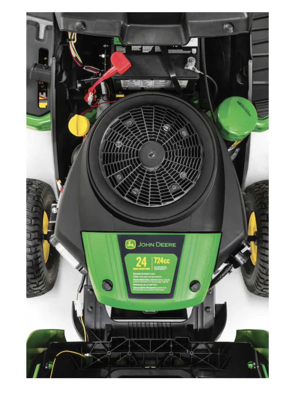 John Deere S170 48-in V-twin Gas Lawn tractor