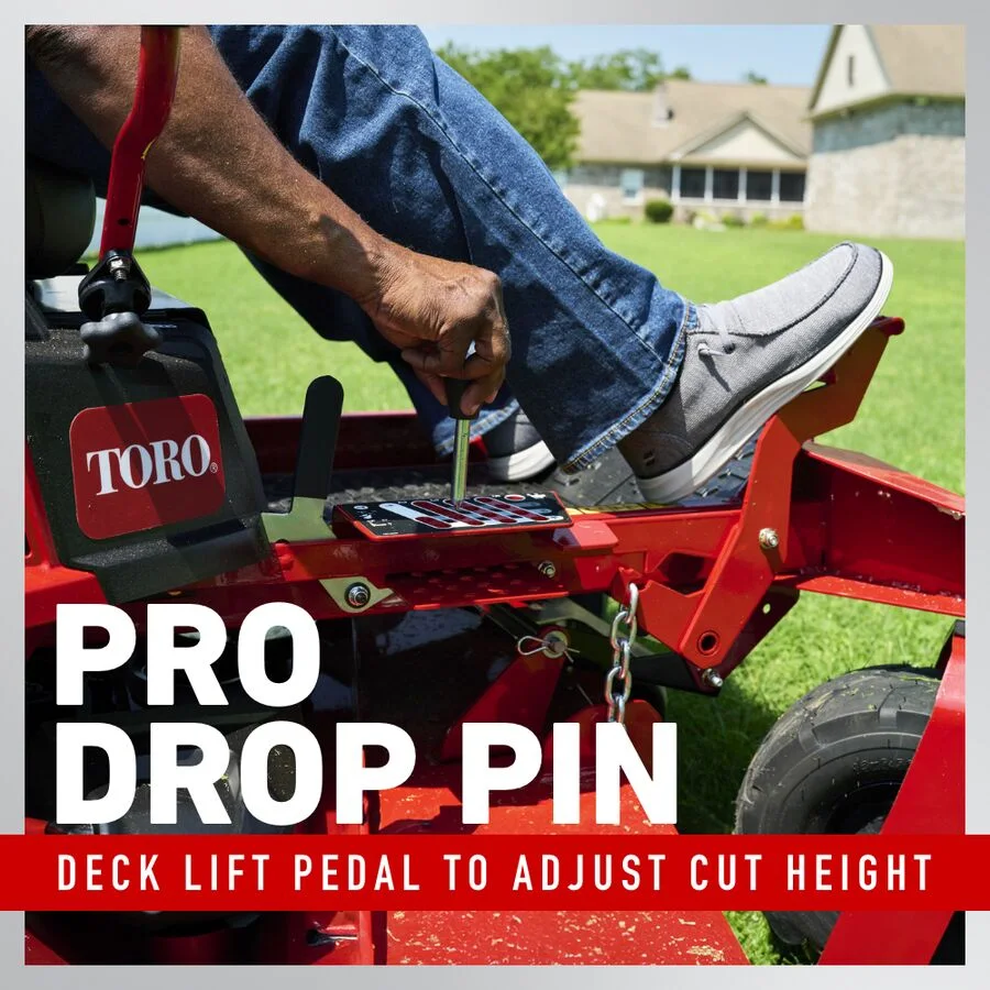 Toro TITAN® 48-Inch Zero-Turn Riding Lawn Mower – 23 HP Kawasaki Engine