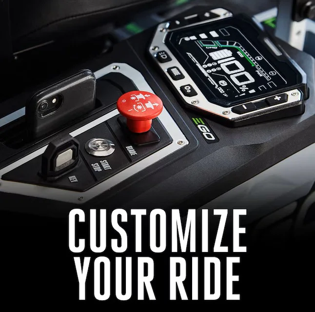 EGO POWER+ Z6 52-in 56-volt Lithium ion Electric Zero-turn riding lawn mower with ( 6 ) 12 Ah Batteries ( Charger Included )