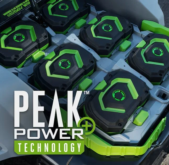 EGO POWER+ Z6 52-in 56-volt Lithium ion Electric Zero-turn riding lawn mower with ( 6 ) 12 Ah Batteries ( Charger Included )