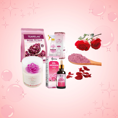 عناية شخصية وعطور منزلية بالورد