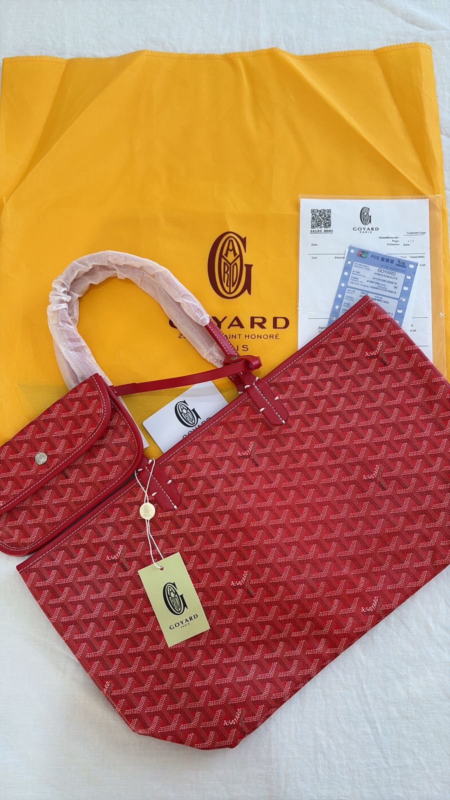 SAC GOYARD ROUGE