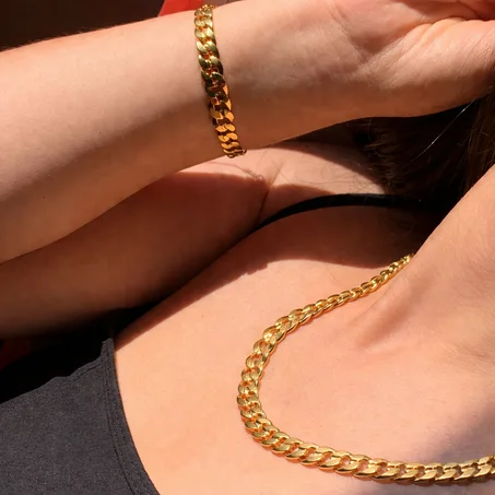 💎✨ Collier & Bracelet – Style Luxe