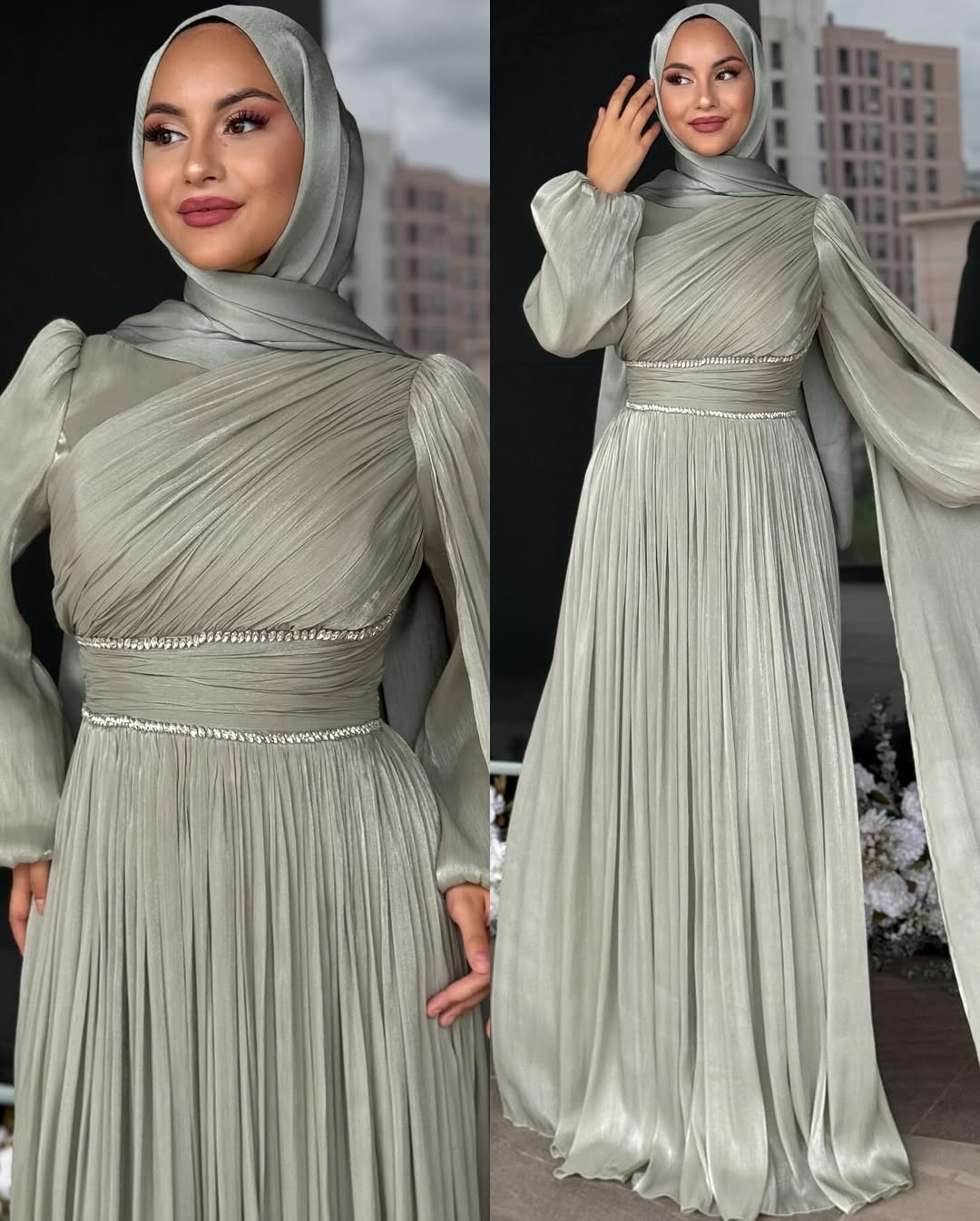 Robe hijab soirrée