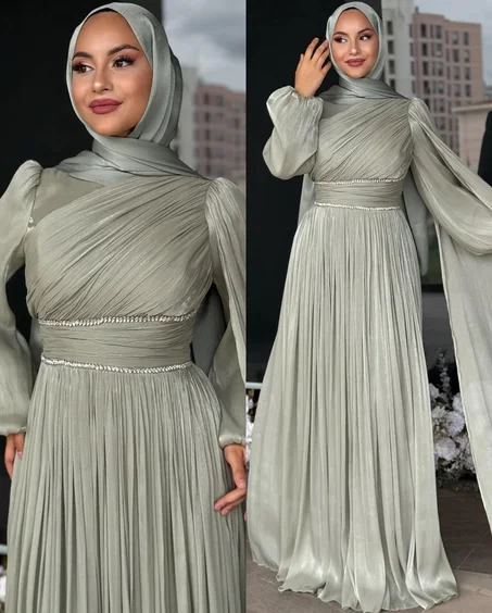 Robe hijab soirrée