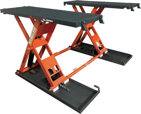 APlusLift 8,000LB Mid-Rise Scissor Lift with Electrical Release - SL-MR80
