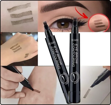 Stylo à sourcils quadruple