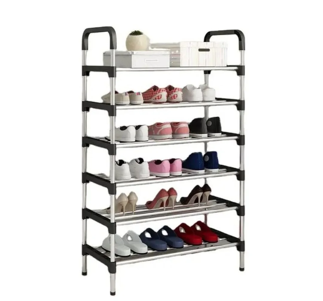 رفوف الأحذية من 6 طبقات لتنظيم وتخزين الأحذية بجودة ممتازة